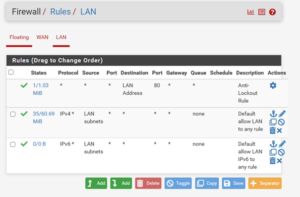 Lire la suite à propos de l’article Votre Première Règle sur pfSense